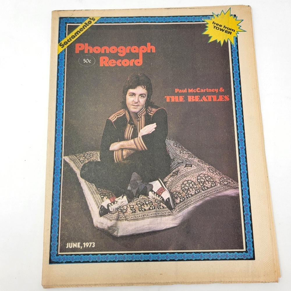 Vintage June 1973 Paul McCartney from Tower Records